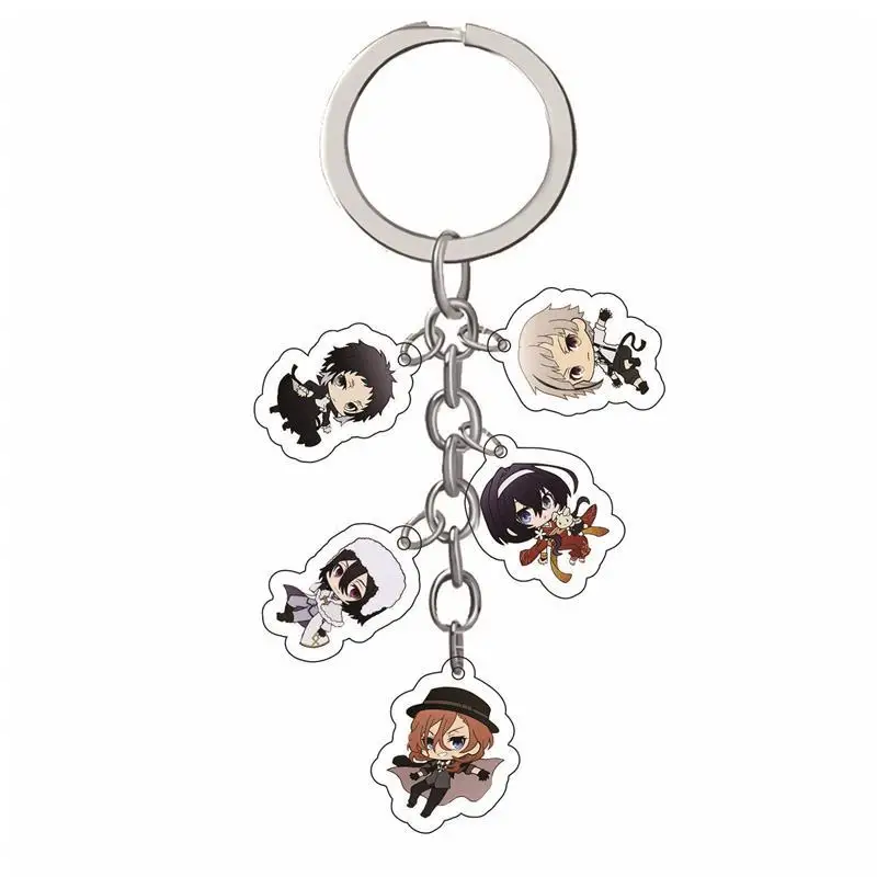 Anime-Bungou-Stray-Dogs-Keychain-Osamu-Atsushi-Nakajima-Dazai-Nakahara ...