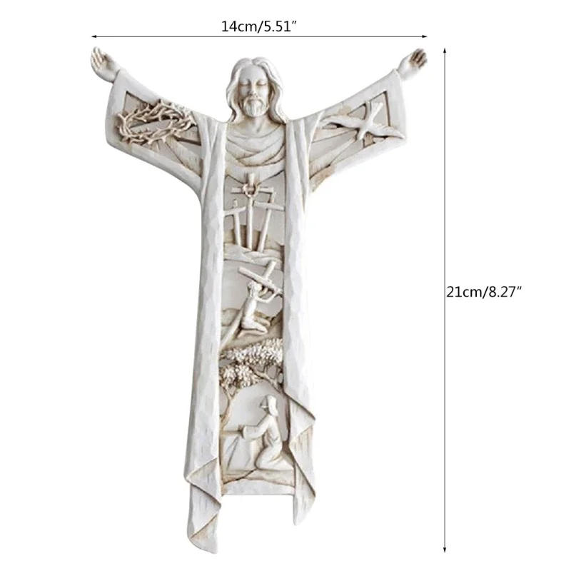 Resurrected Christ Wall Cross – First Eucharist & Baptism Gift 6