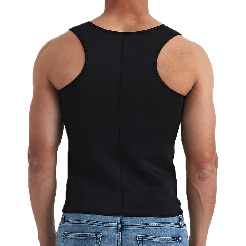 Body Shaper Men Body Shaper Waist Trainer Sauna Suit Sweat Vest Slimming Underwear Weight Loss Shirt Fat Burner Workout Tank Tops Shapewear