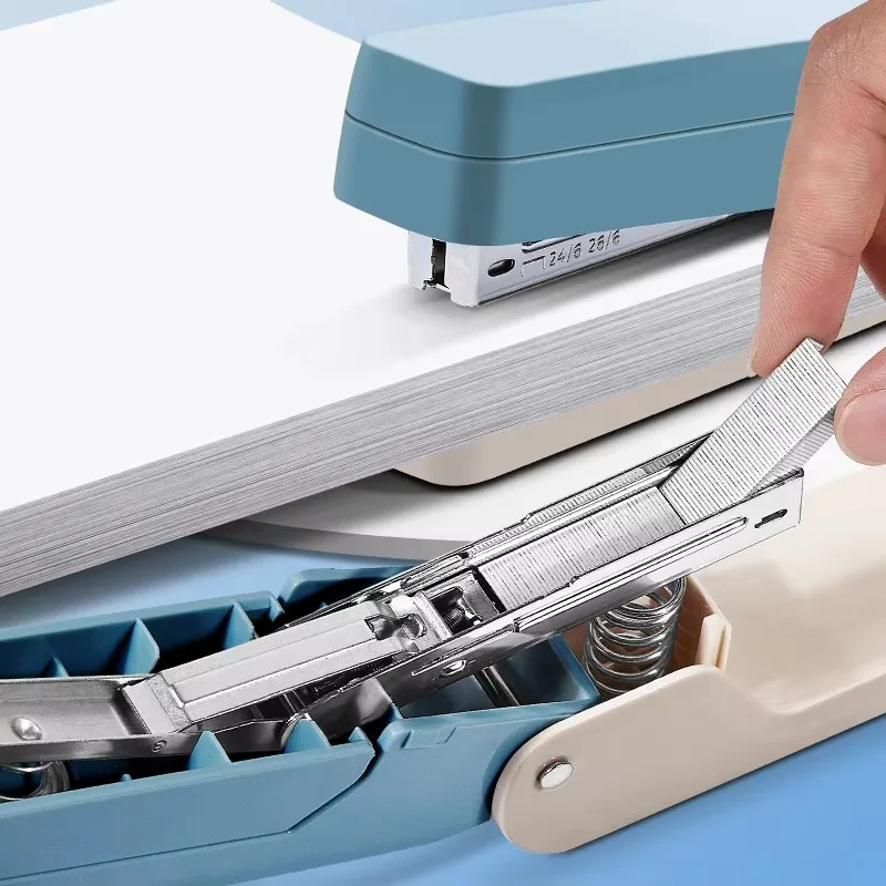 360 Degree Swing Arm Long Stapler 25 Sheets Capacity Rotatable Metal Heavy Duty for School Supplies Office Stationery Durable push stapler,hand stapler,metal stapler,rotary stapler,dual mode stapler,rotatable stapler,office supplies