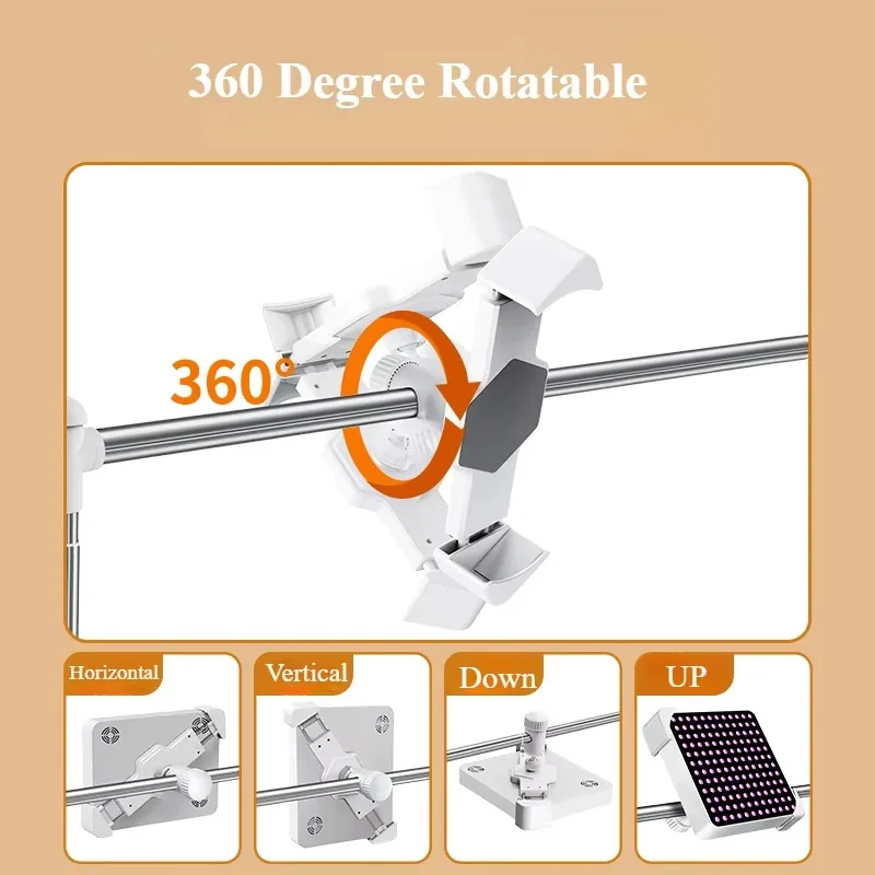 Eary Tablet Stand Holder for Bed 360 Rotate Adjustable Height and Width Exideal/SEAYEO Beauty Device Bracket for iPad Sofa Desk