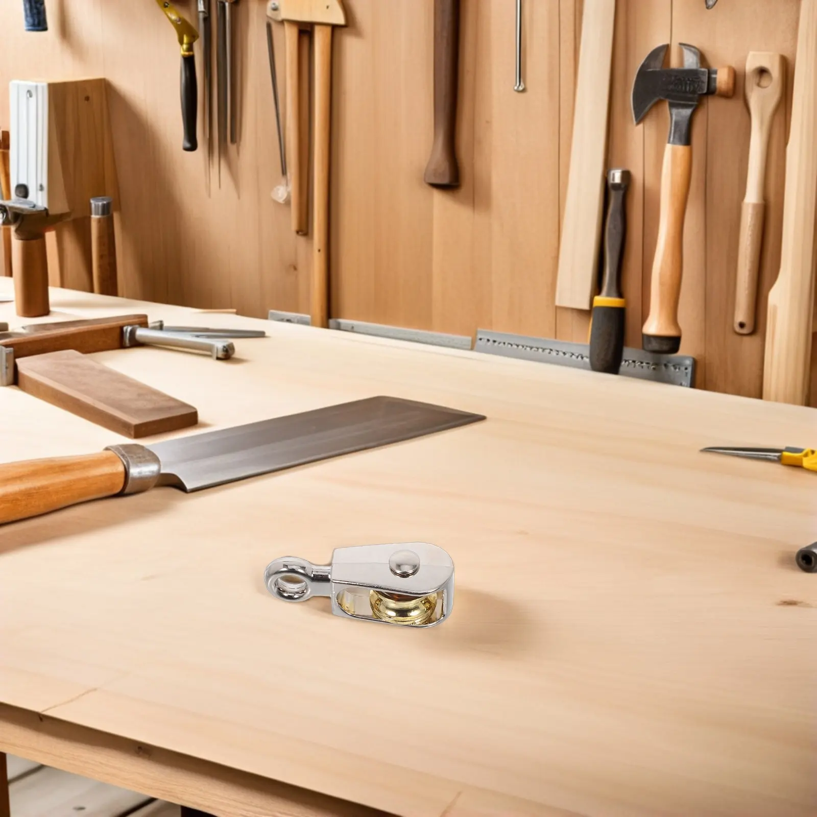 6Pcs 금속 고정 풀리 단일 휠 36Mm 과학 실험 키트 물리학 교실 장비 물리학 교육 도구