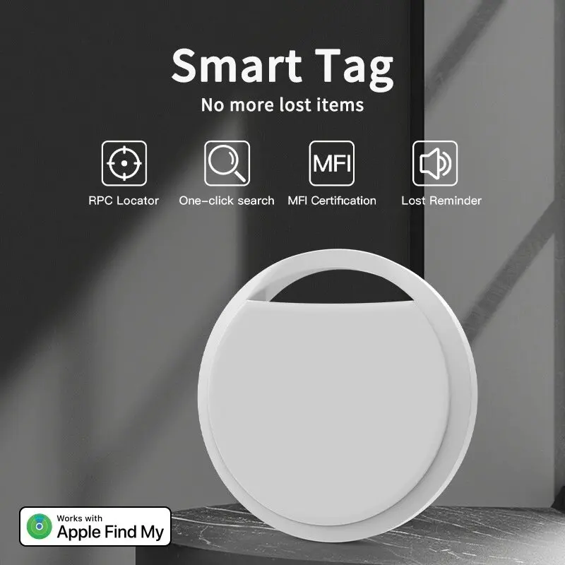 GPS Tracker Smart Search Locator Air tag Work Find My Bluetooth Tracking Device Mini Tags Finder Global Positioning Anti-lost
