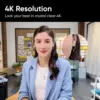 Insta360 Link - 4K Webcam With 1/2&quot；AI Tracking，Sensor, HDR，Gesture Control, Specialized Modes，Noise-Canceling Microphones 6
