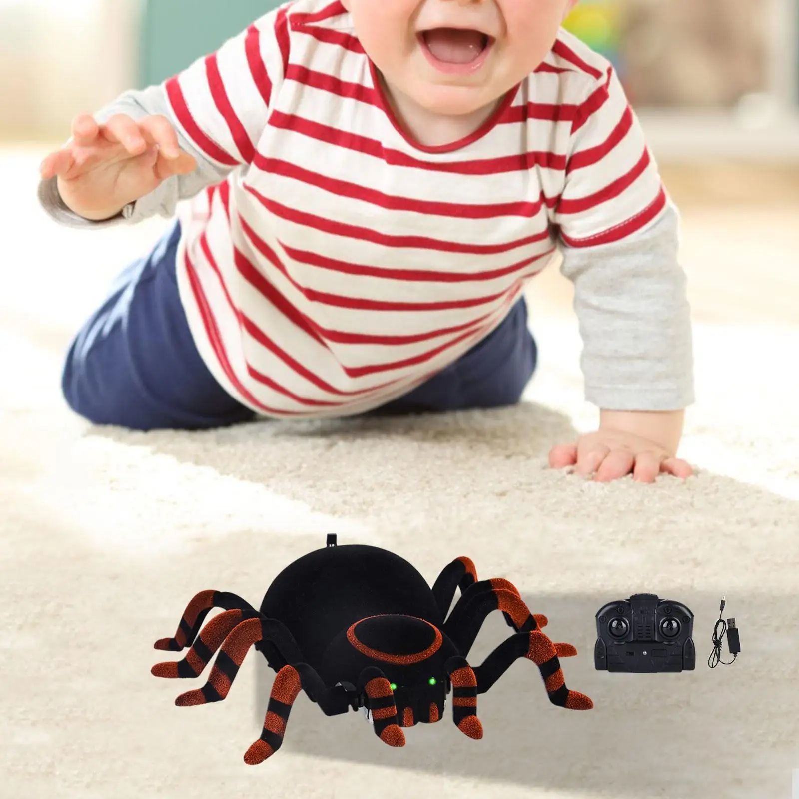 Remote Control Spider Toy Remote Controlled Toy for Kids Children Toddlers