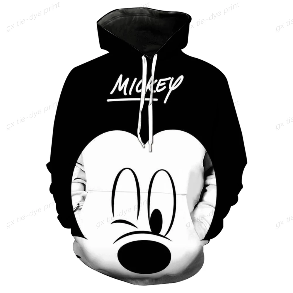 

Толстовка с капюшоном для мальчиков и девочек, модный мультяшный 3d-принт Микки и Минни, классные свитшоты для взрослых и детей, джемперы, уличная одежда