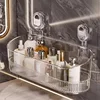 Luxury Wall - Mounted Suction CupStorage Shelf: No - Drill, for Shower & ToiletriesIdeal forBathroom Essentials3 Storage Shelves 4