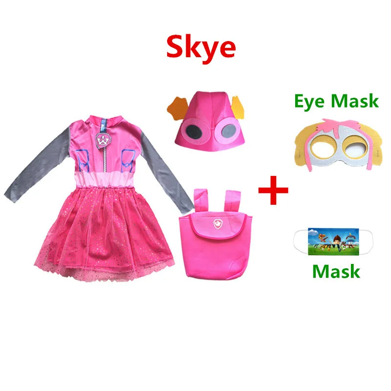 superhero cosplay costume kids cosplay costume Purim New Year Patrulla de garras cosplay costume kids boys Rocky Marshall Chase Skye Zuma Rubble party dresses clothing