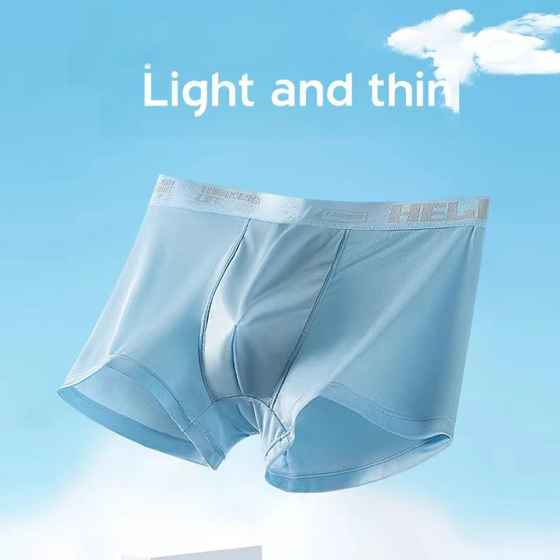 Boxers Ijs Zijde Man Ondergoed Boxer Grafeen Mannen Onderbroek