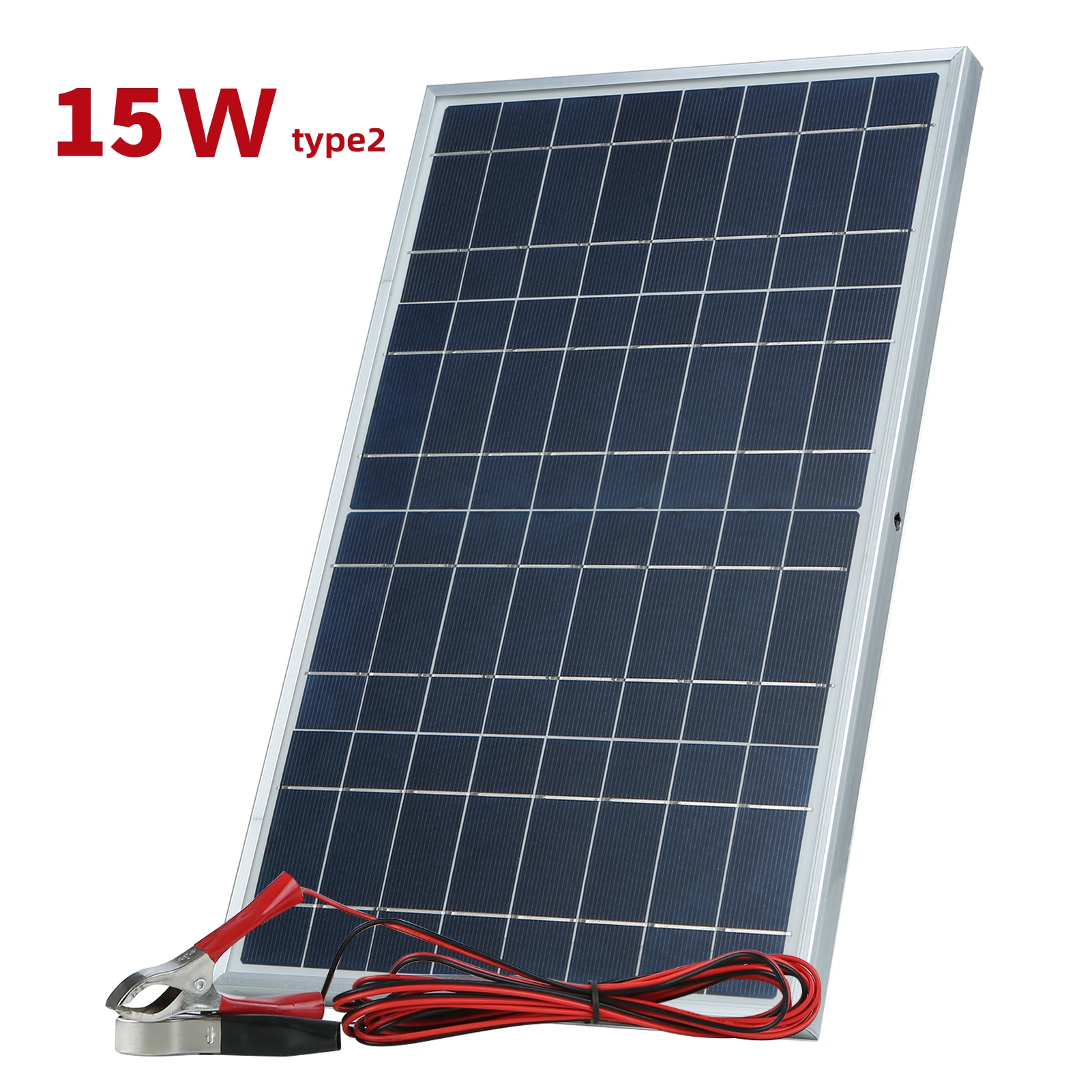 Solar Panel Set Portable Solar Panel Flexible Plate Monocrystalline With Alligator Clip/ Ip65