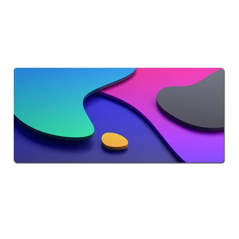 3D 라인 크리에이티브 게이밍 마우스 패드, 게이머 데스크 매트, 대형 키보드 패드, 대형 카펫, 컴퓨터 테이블 표면 액세서리