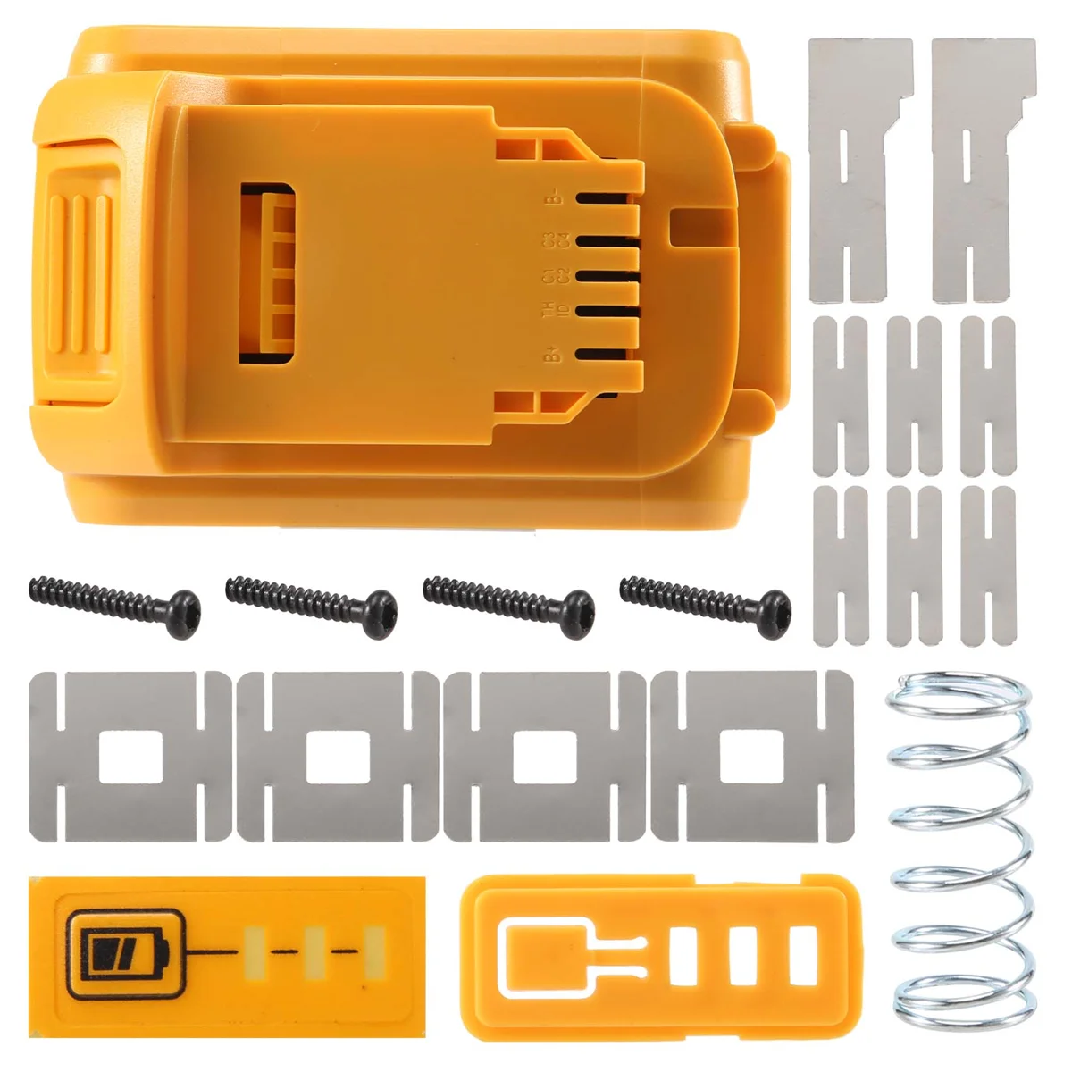 

Battery Replacement Plastic Case for DeWalt 20V DCB201,DCB203,DCB204,DCB200 18V Li-Ion Battery Cover Parts for 3A 4A 5A