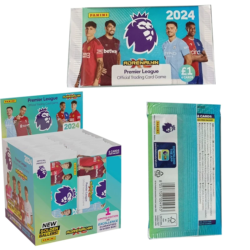 Panini 2023-2024 Stagione Premier League Panini Star Card Pack 6 Pz/Pacco Cartoon Toys Collection Card Regalo Di Natale