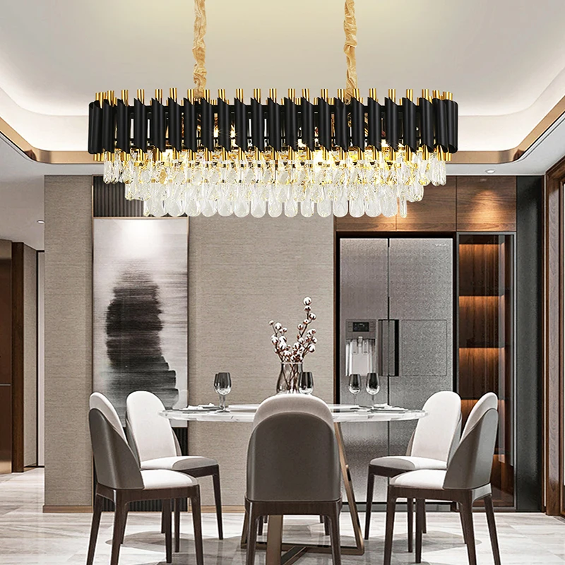 

Modern Crystal Chandelier Living Room Ceiling Lamp E14 Hotel Ceiling Chandelier Bedroom Glossy Crystal Lamp Art Home Decor Light