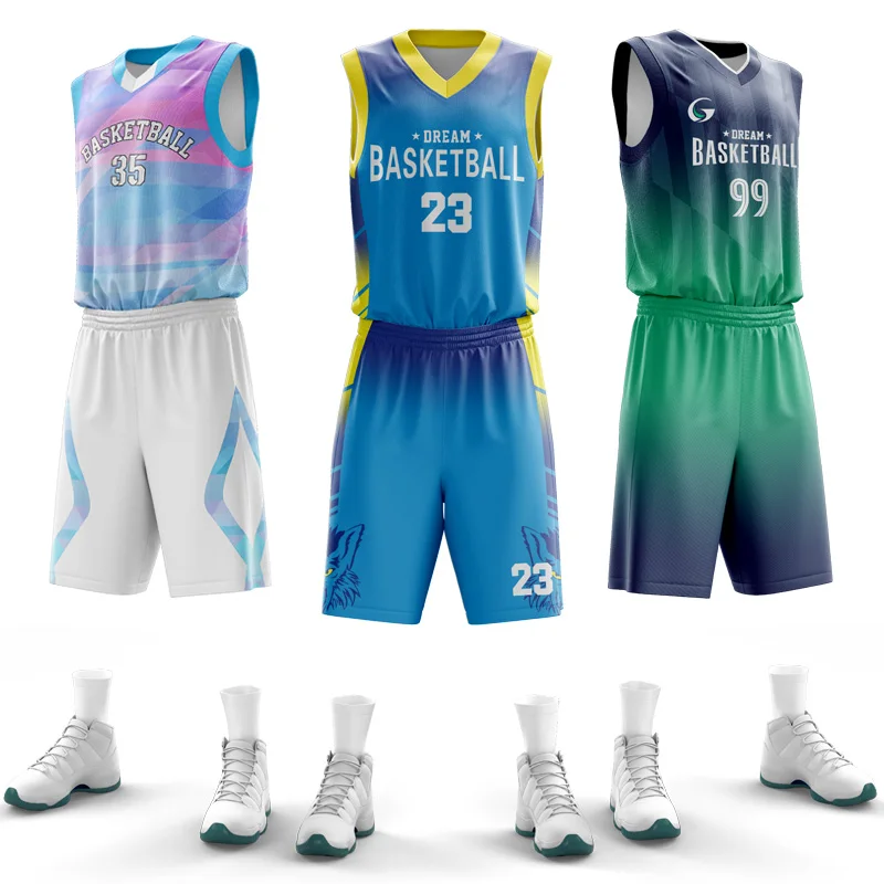 Custom Men Kids Basketball Jerseys Sets Breathable Basketball Uniform 100%  Polyester Basketball Shirts Clothing Big Size 6XL - AliExpress