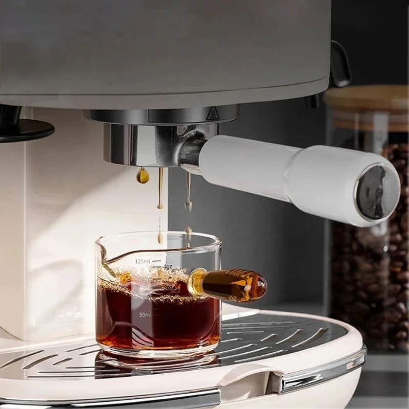Measuring Cup 60/125ml Espresso Vshape Mouth Sugar Milk Jug Coffee Supplies Measure Mug Kitchen Seasoning