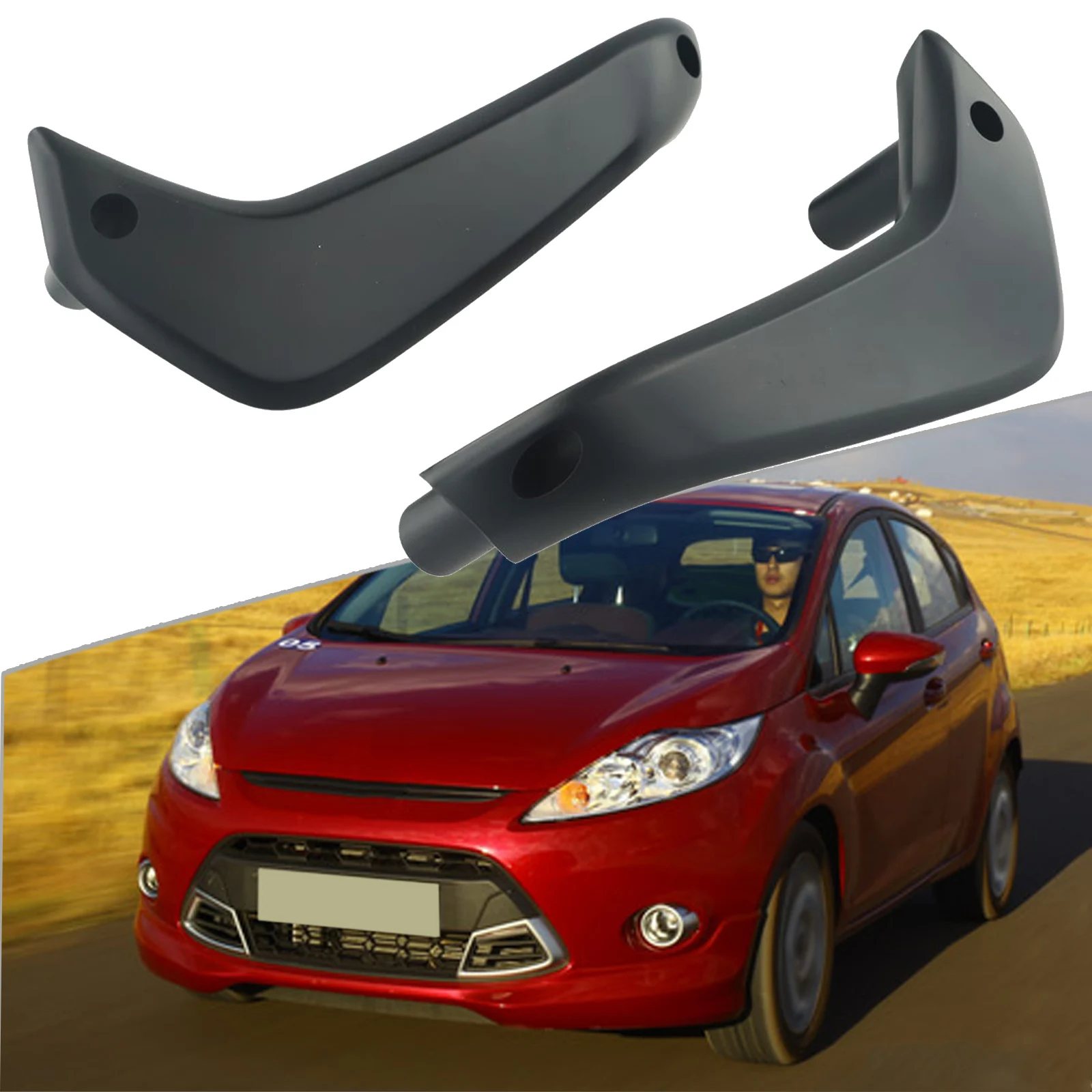 

2pcs Interior Left&Right Door Pull Handle For Ford Fiesta 2011-20 Manual Only Direct Fit, Easy Installation.