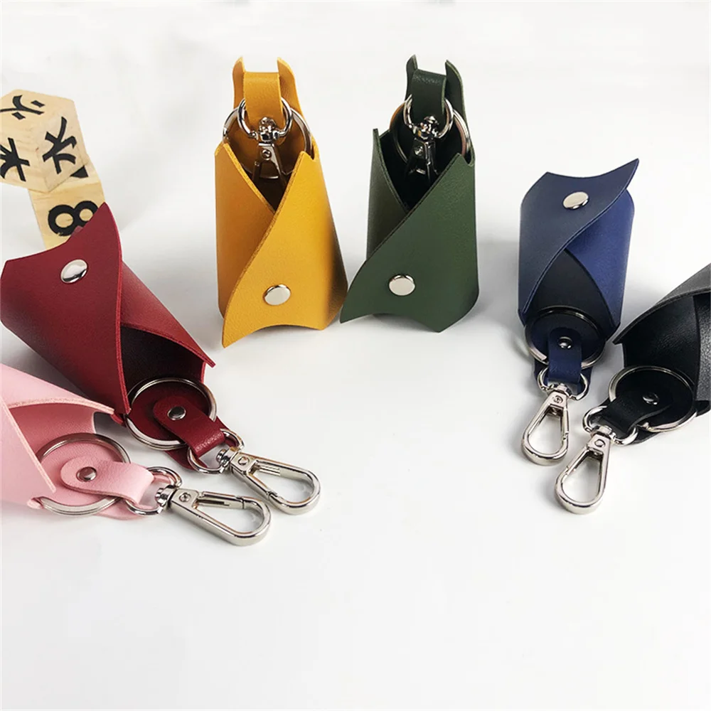 1962 Galaxie 500 Mayberry Patrol Car Keychain - Vintage Style Faux Leather Key Holder With Metal Ring (Black, Rectangular)
