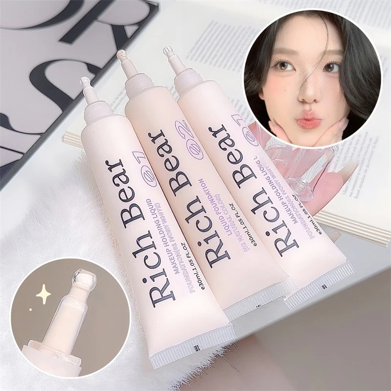 Liquid Foundation Ivory White Liquid Foundation Waterproof Lasting Concealer Full Coverage Brighten Face Moisturizing Oil-control