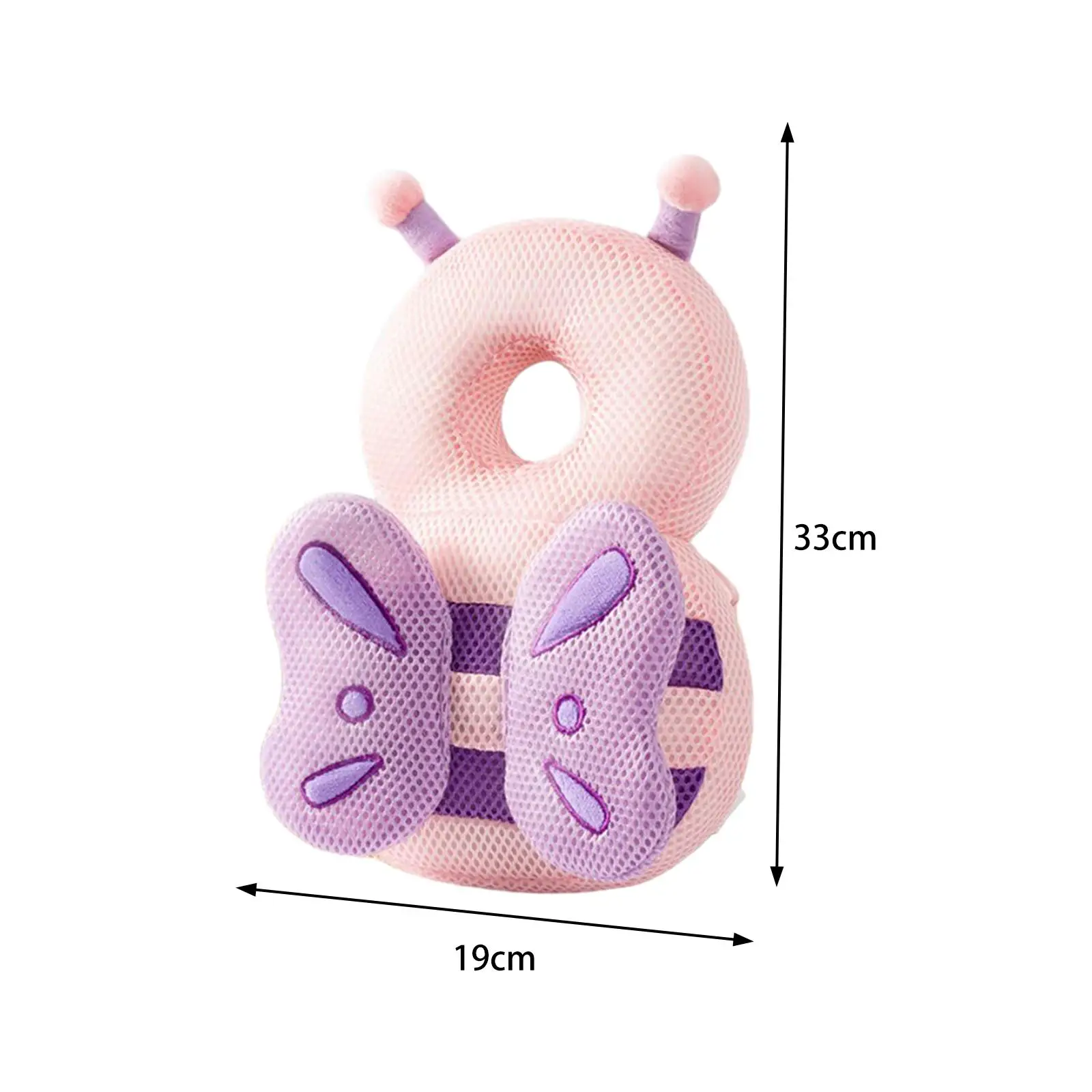Baby Back Protection Animal Shape Breathable Anti Fall Headrest Backpack Wear Baby Head Protector for Crawling Walking Children