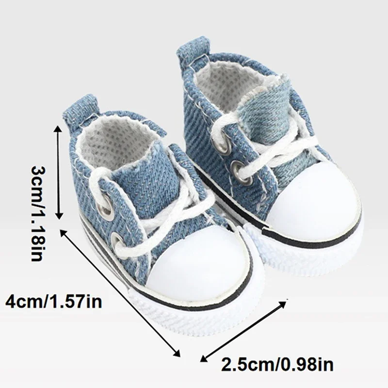 Shoes For LABUBU With 15cm & 17cm Cotton Dolls Shoes Toys Casual Sports Shoes Dolls Accessories For Labubu Outfits 3
