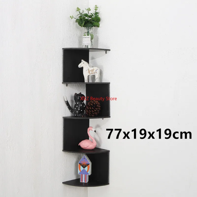 2/5 레이어 크리 에이 티브 코너 선반 샤워 주방 욕실 거실 공간 절약을위한 드릴링 스토리지 랙 없음 ? 책장