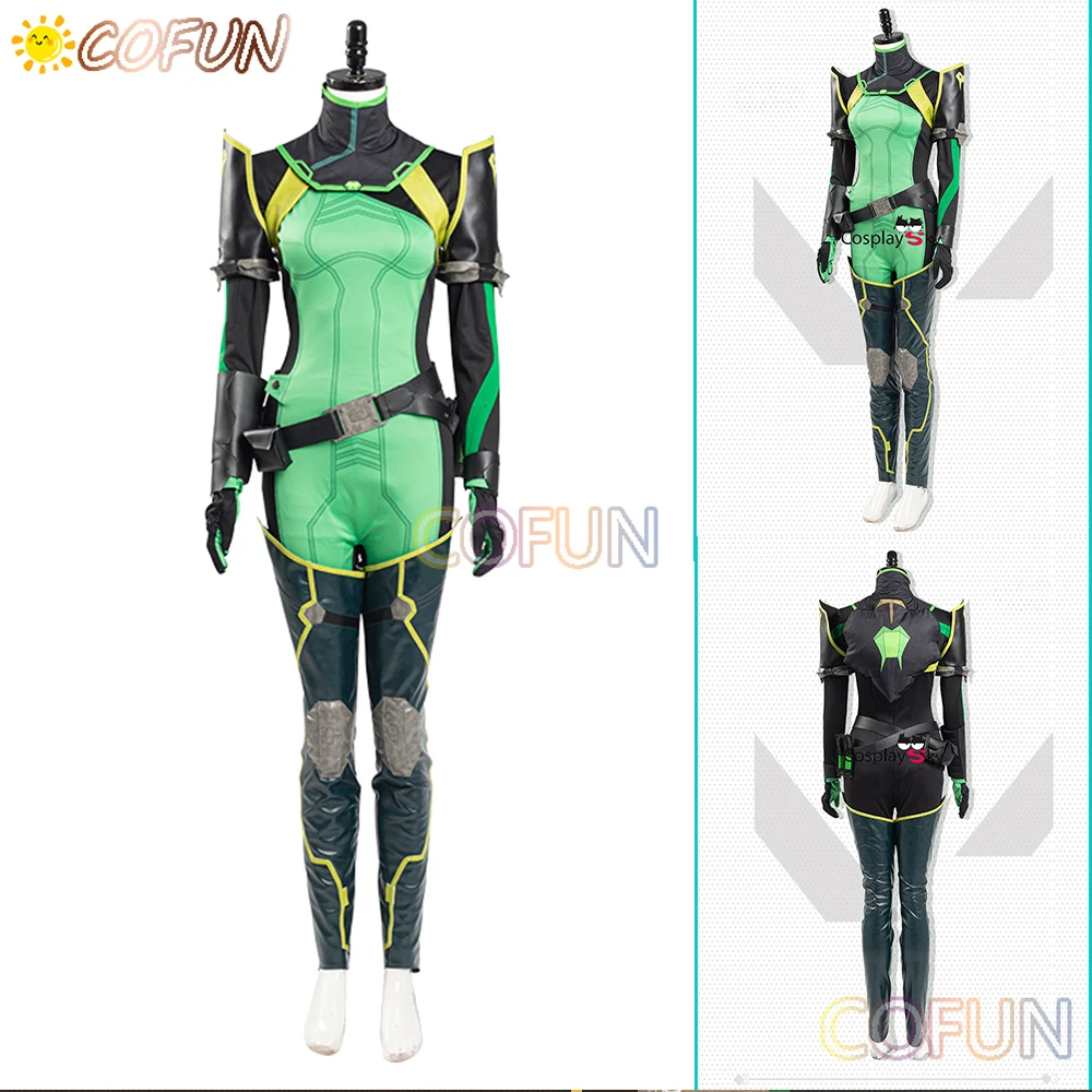 

COFUN [CUSTOMIZED] Game Valorantcos Viper Cosplay Costume Halloween Outfits Role-playing Shoes Clothing