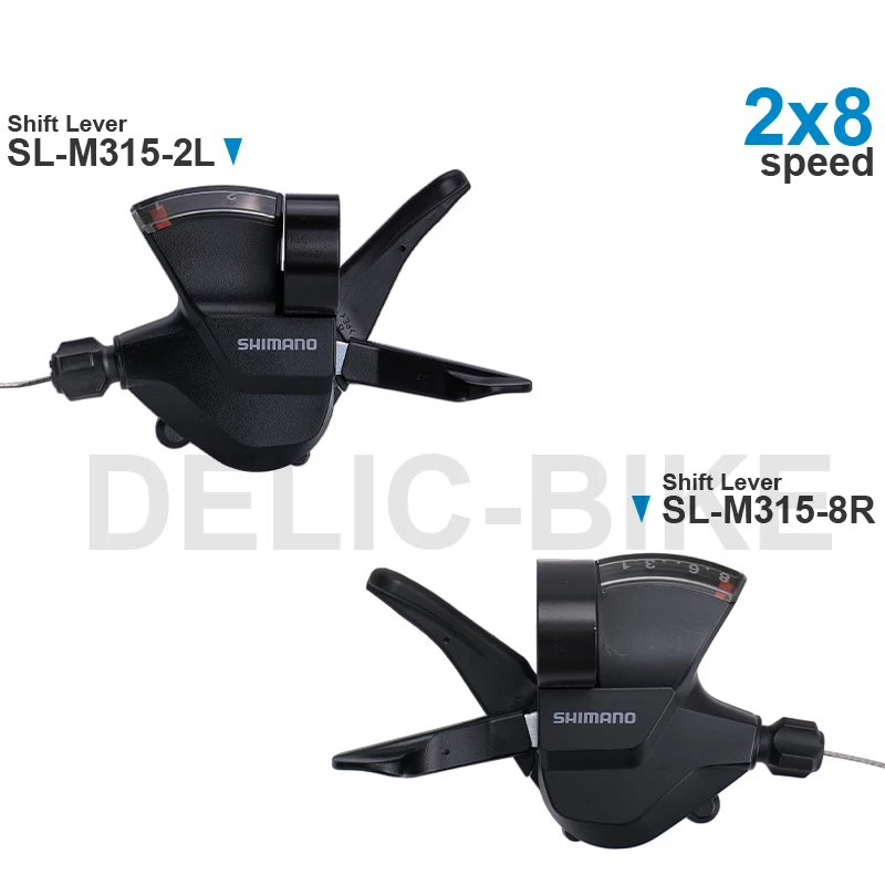SHIMANO M315 2x8 3x8v Shifter Groupset SL-M315-L SL-M315-2L SL-M315-8R left and Right Shift Lever2/3x 8-speed Original parts
