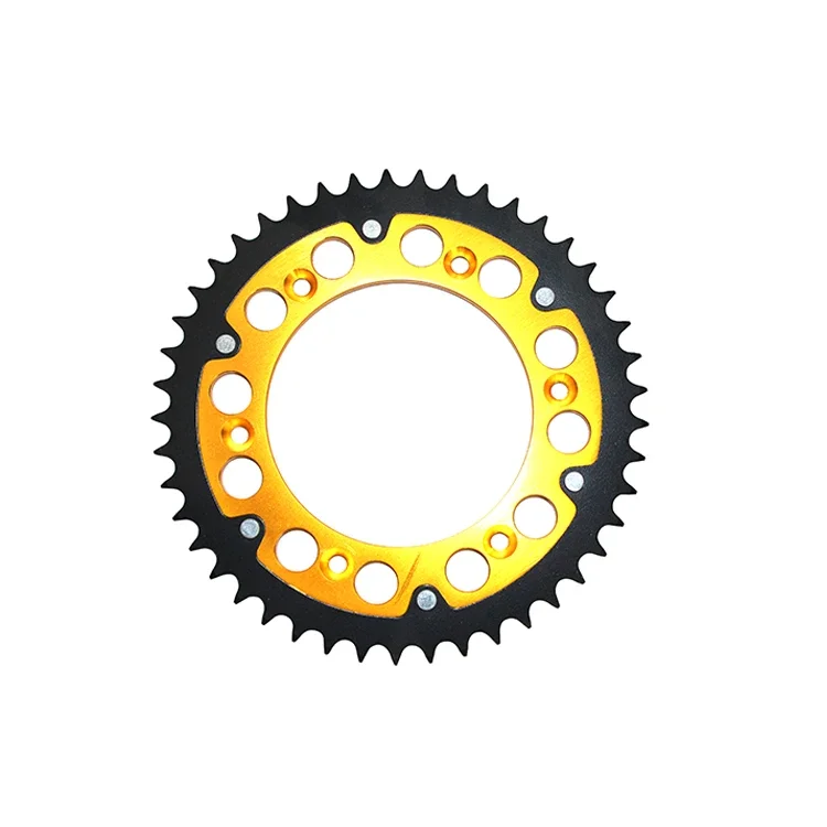 Factory price 48T 49T 50T Dirt bike chain rear sprockets for KTM EXC SXF125 250 450