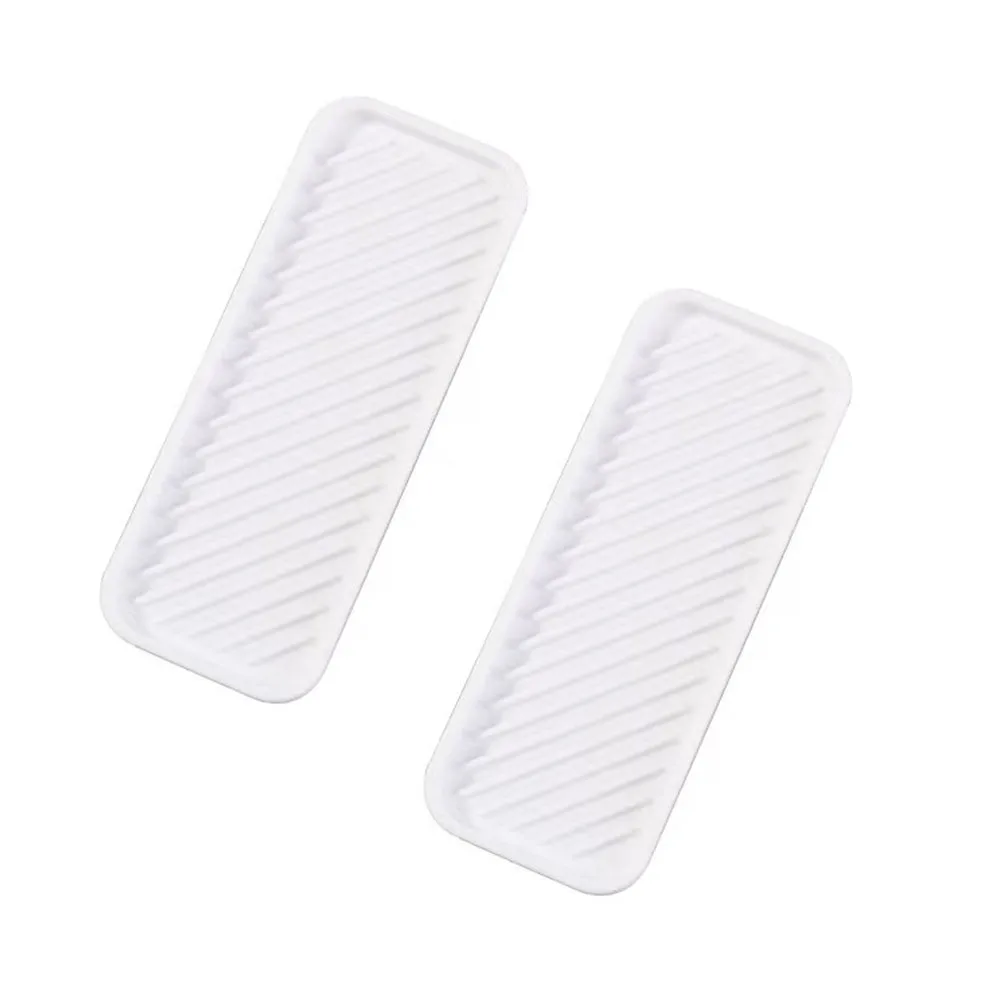 

Multifunctional Silicone Tray - Kitchen Sink Organizer Tray Bathroom Counter Bath supplies Tray Sponge box
