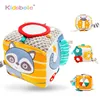 Baby Busy Cube Sensory Toys Activity For Toddlers Learning Educational Toys Developmental With Mirror Soft Infant 0-3 years 1