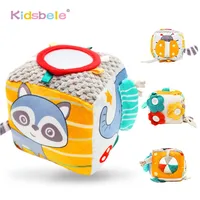 Baby Busy Cube Sensory Toys Activity For Toddlers Learning Educational Toys Developmental With Mirror Soft Infant 0-3 years 1