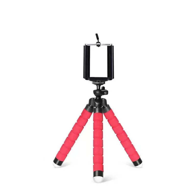 Supporto a forma di polpo spugnoso per streaming live, supporto per cellulare a deformazione libera, treppiede portatile per fotocamera_voghion.com
