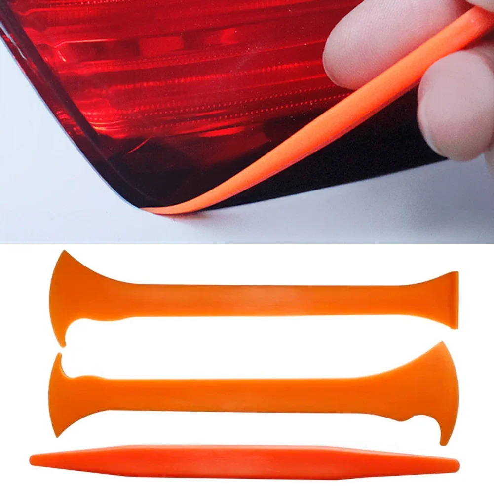 3Pcs Vinyl Car Wrap Tool Micro Stick Squeegee Window Tinting Kit Corner Scraper Curves Slot Tucking Tools Gap Film Cutter Car Wrapping Tools
