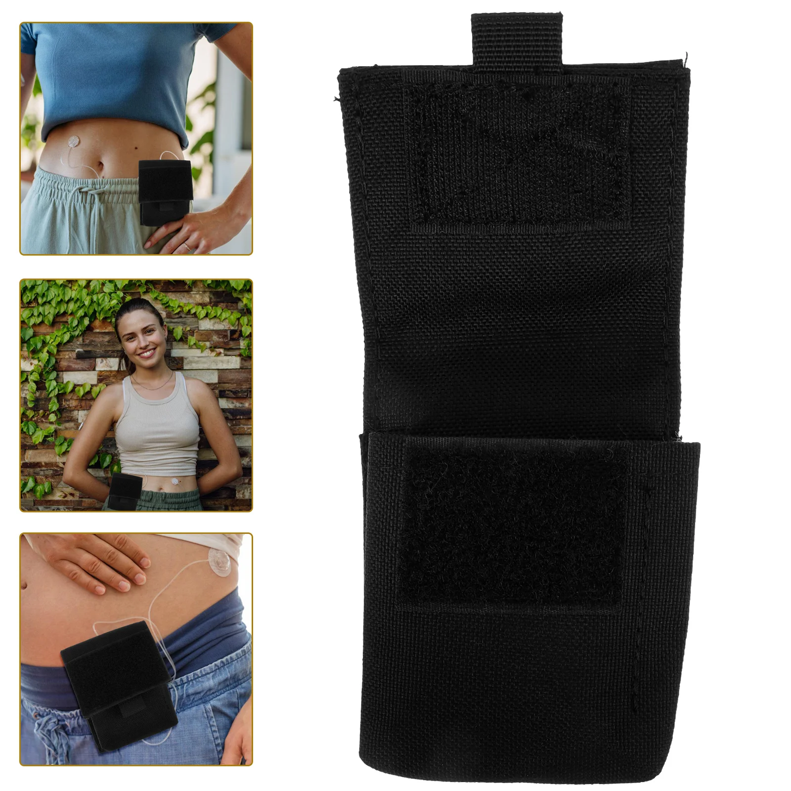 

Insulin Kit Fanny Packs Pump Bracket Case Protector Polyester