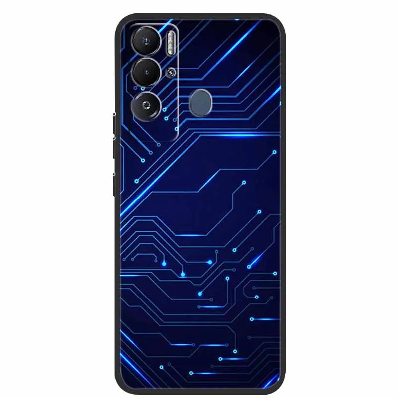 Animal Print Soft Silicone Shockproof Phone Case with Bumper Coque