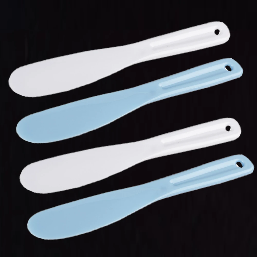Applicatore per Trucco, Strumento per Maschere Fai-da-Te, Spatola Cosmetica, Stick per Crema Occhi, Cucchiaio in Silicone per Miscelare Maschere - immagine 2