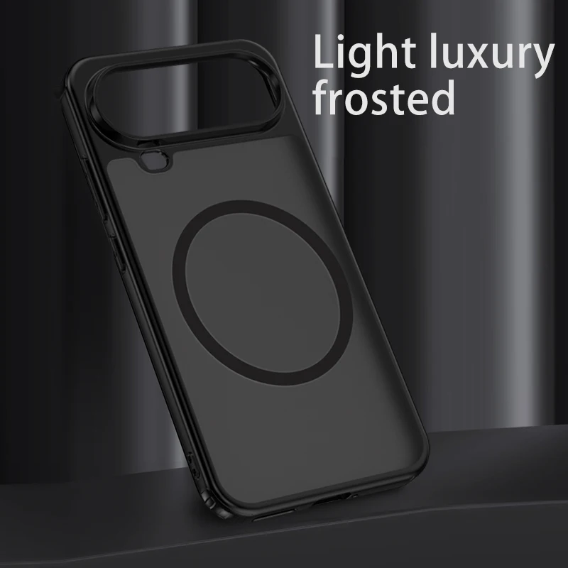 For Honor Magic 8 Pro Air: Magnetic Translucent Matte Shockproof Case