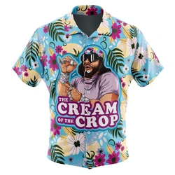 Zelda Spiritual Stones Breathable Hawaiian Shirt - Trendy Summer Casuals - XXXL (Brown)
