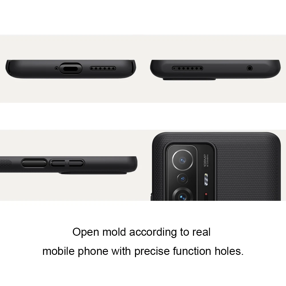 For Xiaomi 11T /11T Pro Case Genuine Nillkin Case Frosted Shield Simple Luxuly business Hard PC Back Cover For Xiaomi Mi 11T Pro 6