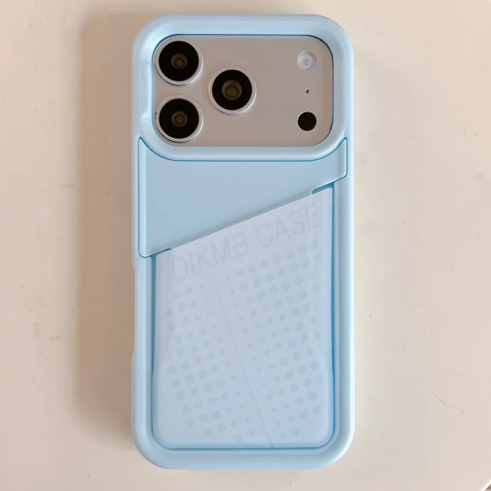 Soft Silicone Phone Case with Card Holder - Shockproof Protective Cover