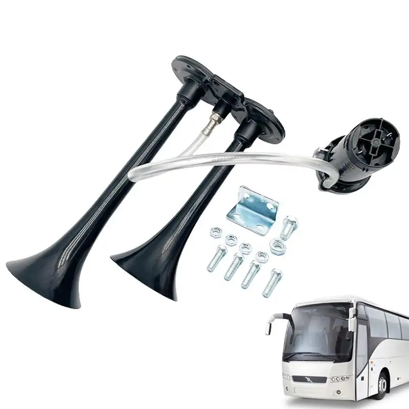 

Клаксон для грузовика дБ, двойной клаксон для поезда, комплект, Электрический двойной клаксон для мотоцикла, тройной клаксон для грузовиков любой