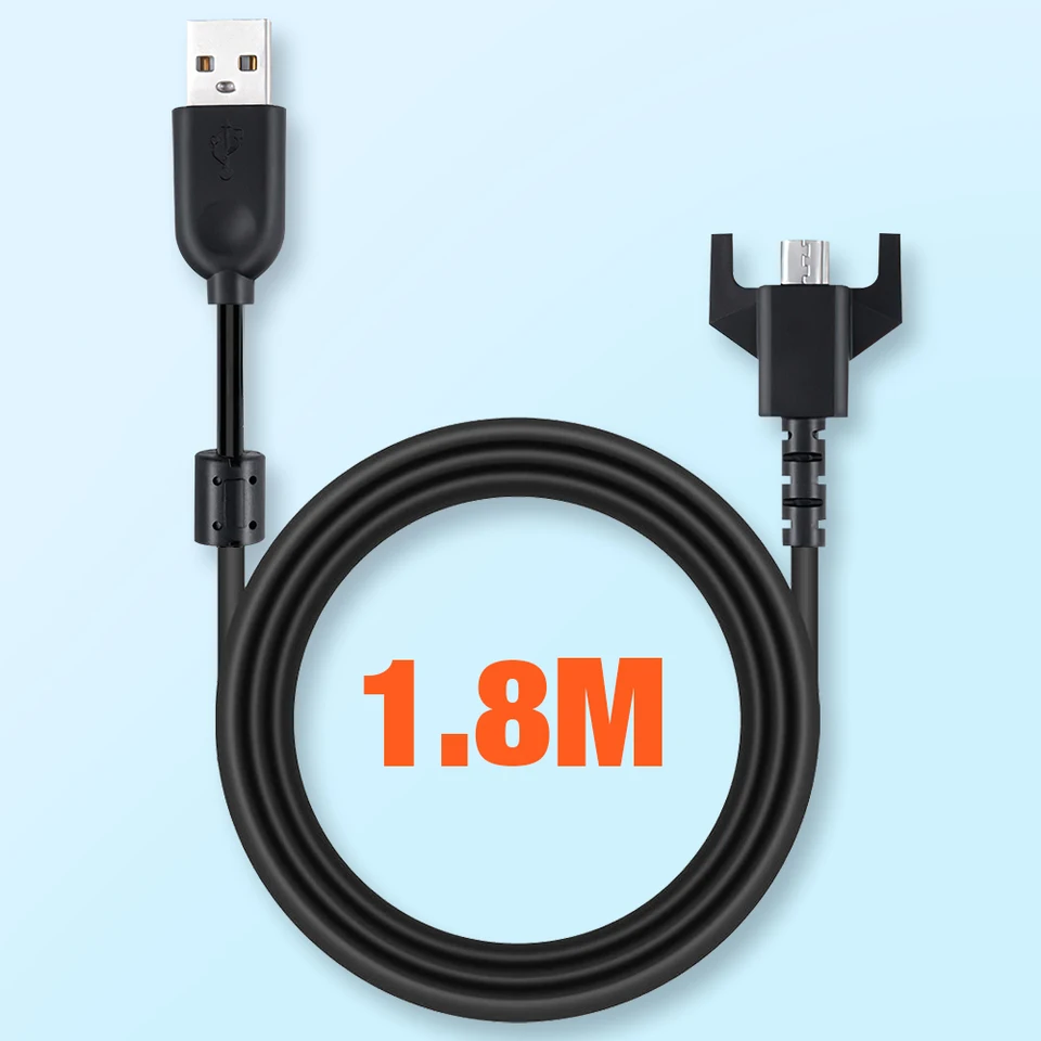 thumbnail image 2 of Replacement USB Charging Cable For Logitech G403, G703, G Pro Wireless Mouse & Other Gaming Gear - 6FT Fast Charging Cord 2 of 12