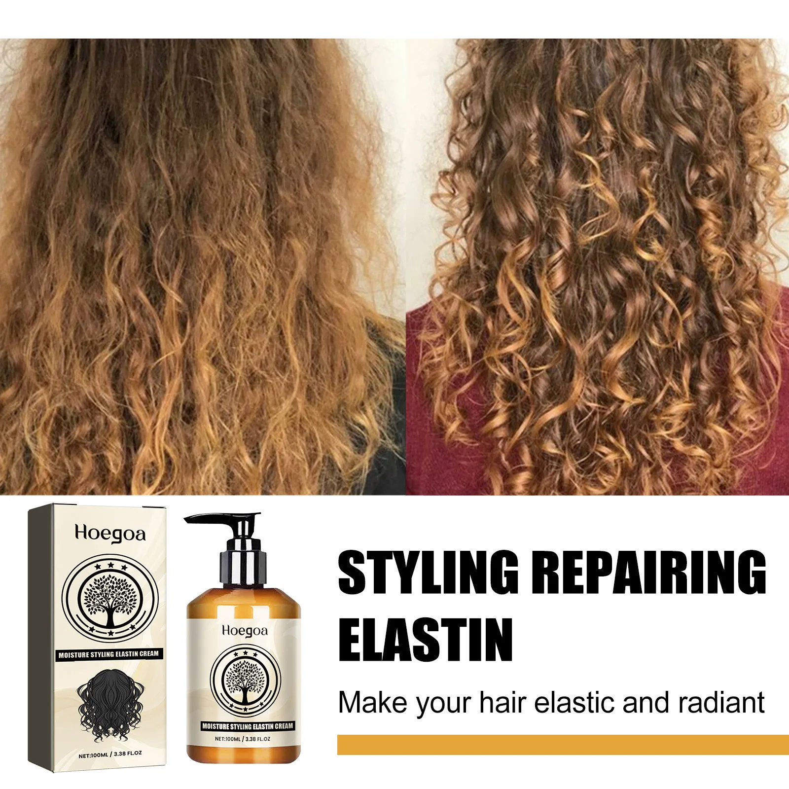 Hair Conditioner Leave-in Repair Damaged Dryness Straightening Curly Hair Moisturizer Nourishing Smooth Keratin Treatment Cream