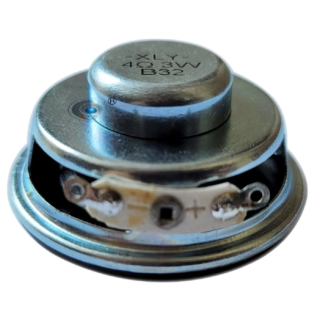 

40mm Double inner magnet 18 Head PU Side basin black convex cap Horn 1.5 Inch low frequency speaker Speaker speaker