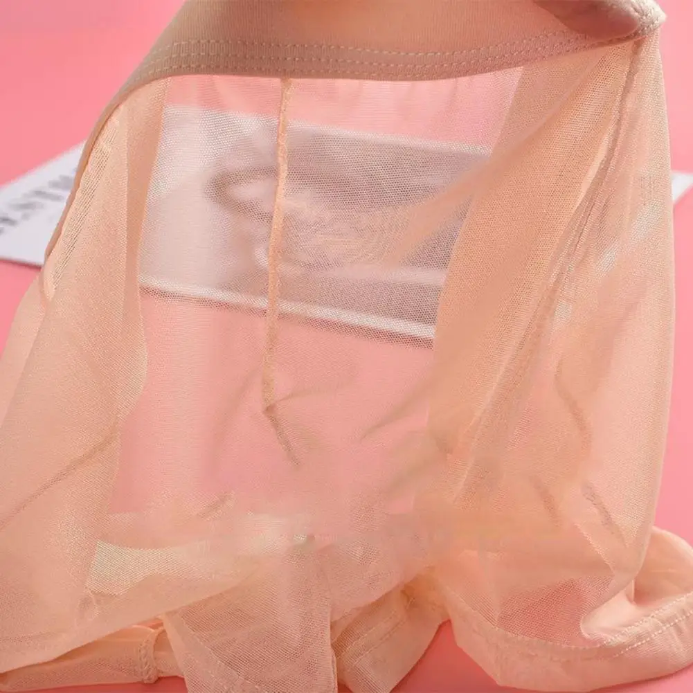 Boxer Shorts Transparent Boxers for Men See Through Male Underpants Breathable Elastic Mesh Low Waist Ice Silk Cooling Anti-septic Panties boxer shorts mens underwear men underwear boxer underwear ice silk underwear mens boxer briefs boxing shorts underwear