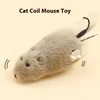 Fun and Interactive Plush Wind-Up Mouse Toy for Cats Dogs and Kids Mechanical Moving Animal Toy for Playtime and Pranks 2