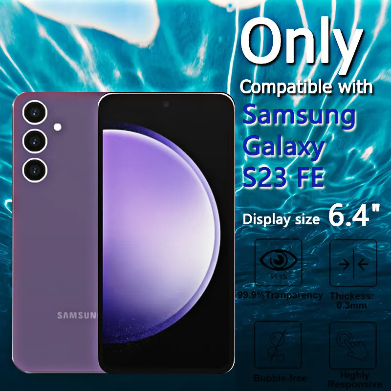 Premium Tempered Glass Screen Protector - Ultra-Clear, Case-Friendly, Anti-Scratch, Fingerprint Resistant