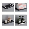 1pc Wall-mounted Phone Holder Creative Multi-functional Phone Storage Rack Sundries Holder Shelf Tray Charging Stand 4
