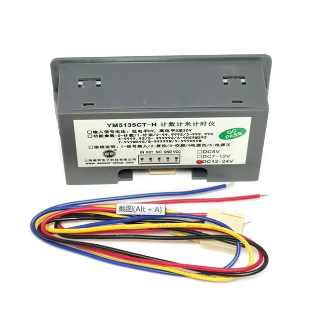 Contatore Elettronico A 5 Cifre DC 12-24 V Rosso 1,5 Cm LED - Foto 9